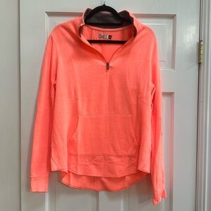 New orange sweatshirt smoke free home